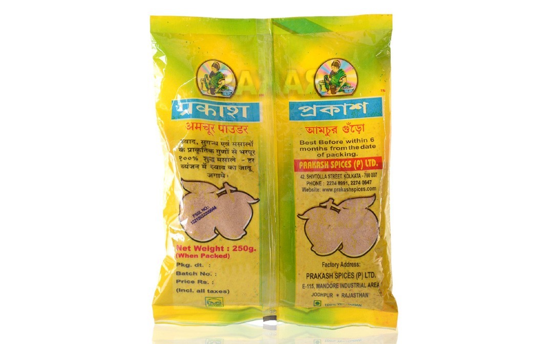 Prakash Dry Mango Powder Amchur   Pack  250 grams